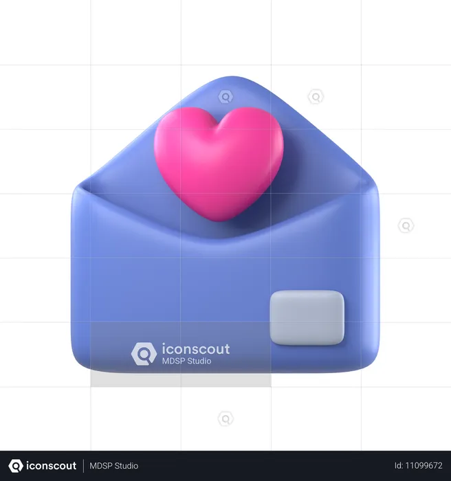 Mensagem de dia dos namorados  3D Icon