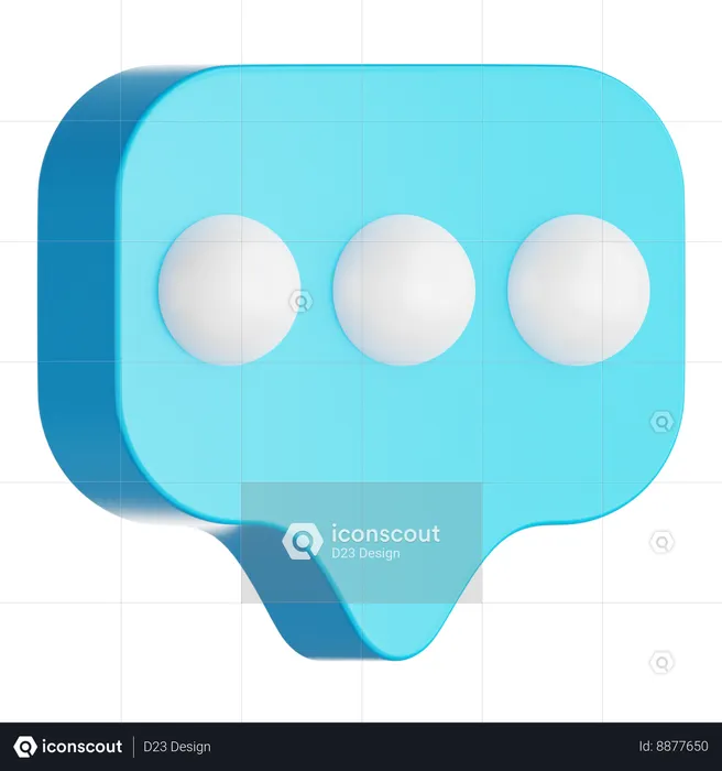 Mensaje  3D Icon