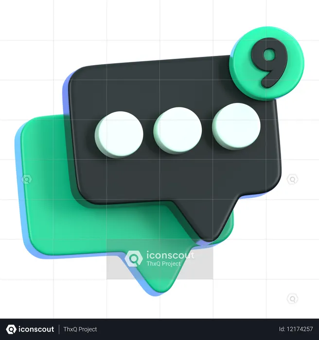 Mensaje  3D Icon
