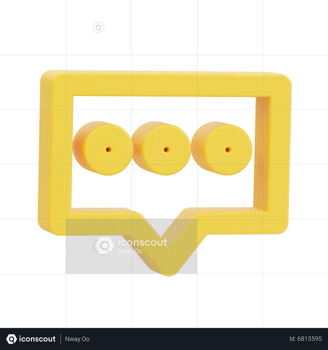 Mensaje  3D Icon