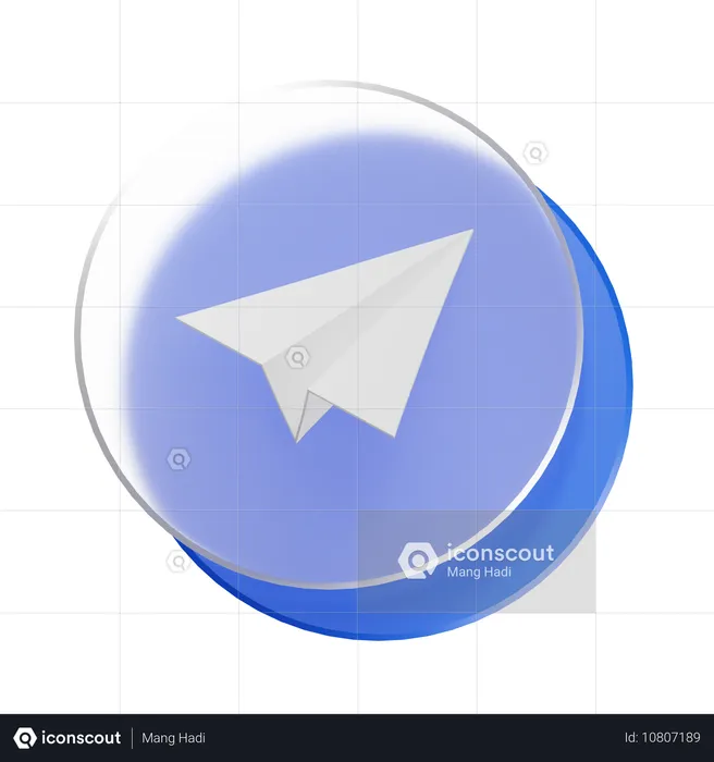 Mensaje de avión  3D Icon