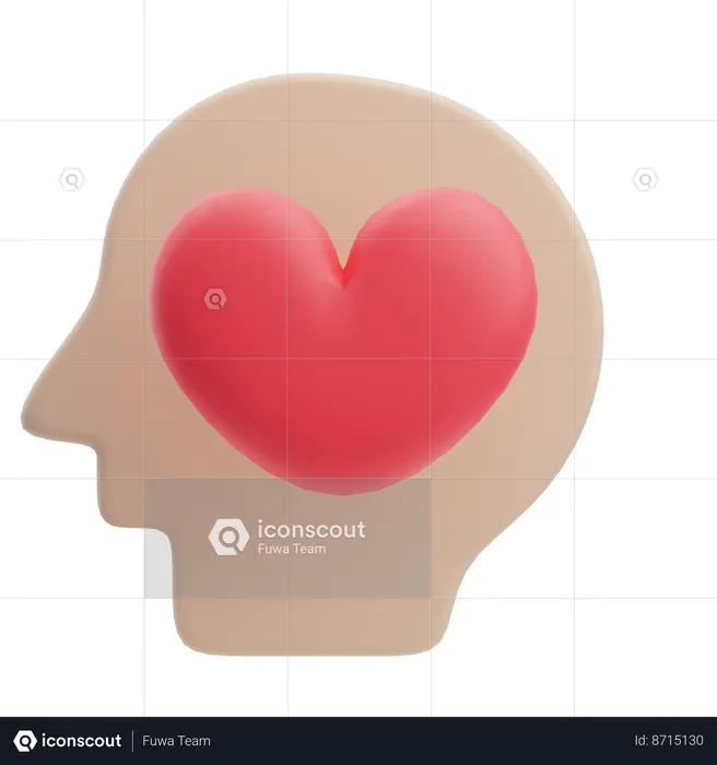 Mental Health  3D Icon