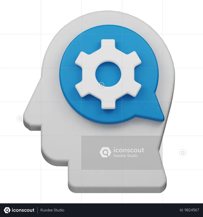 Configuração mental  3D Icon