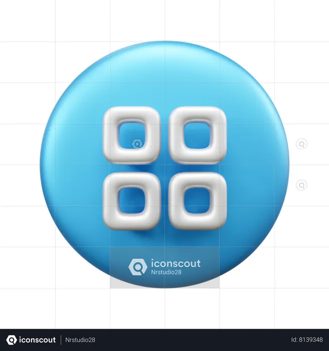 Menu  3D Icon