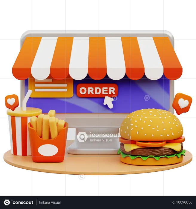 Menu Screen Order  3D Icon