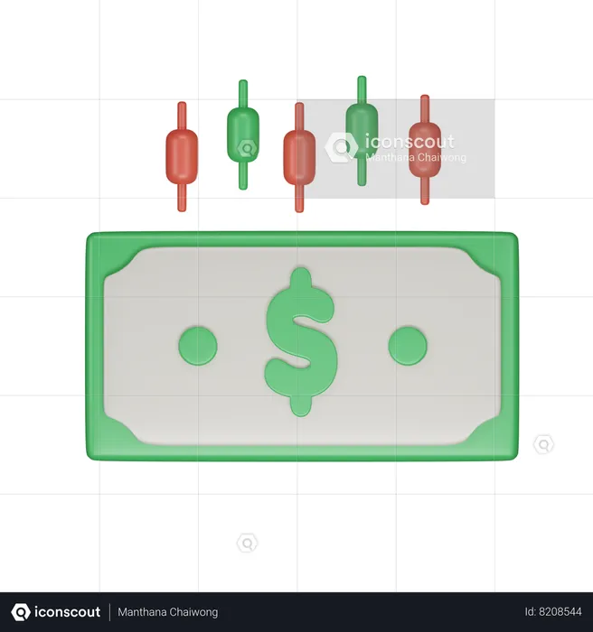 Bolsa de Valores  3D Icon