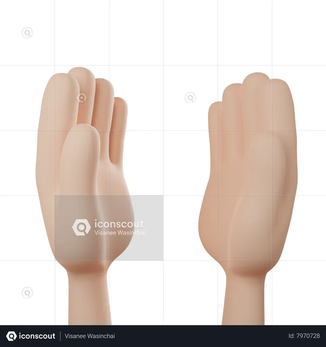 Mercy Hands  3D Icon