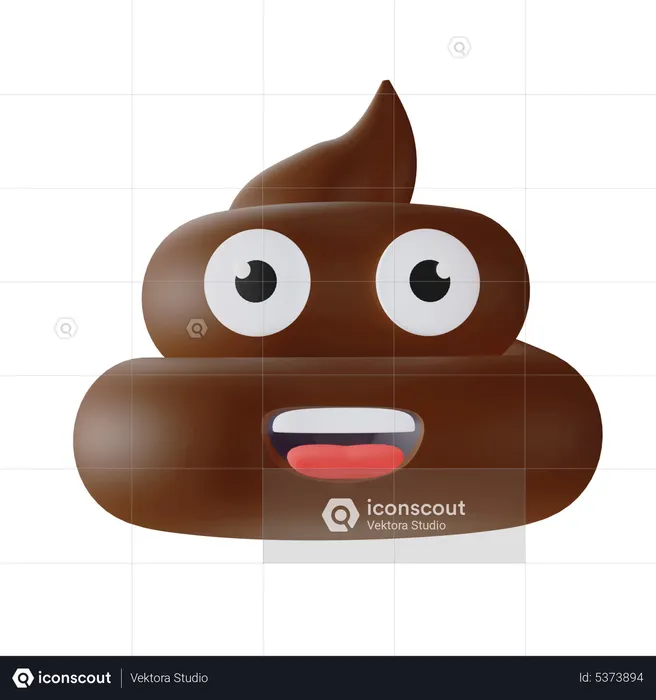 Merde emoji Emoji 3D Icon