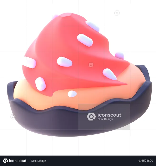 Meringue  3D Icon