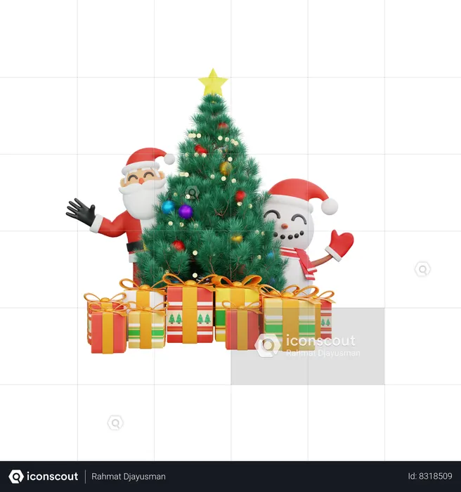 Merry Christmas  3D Icon