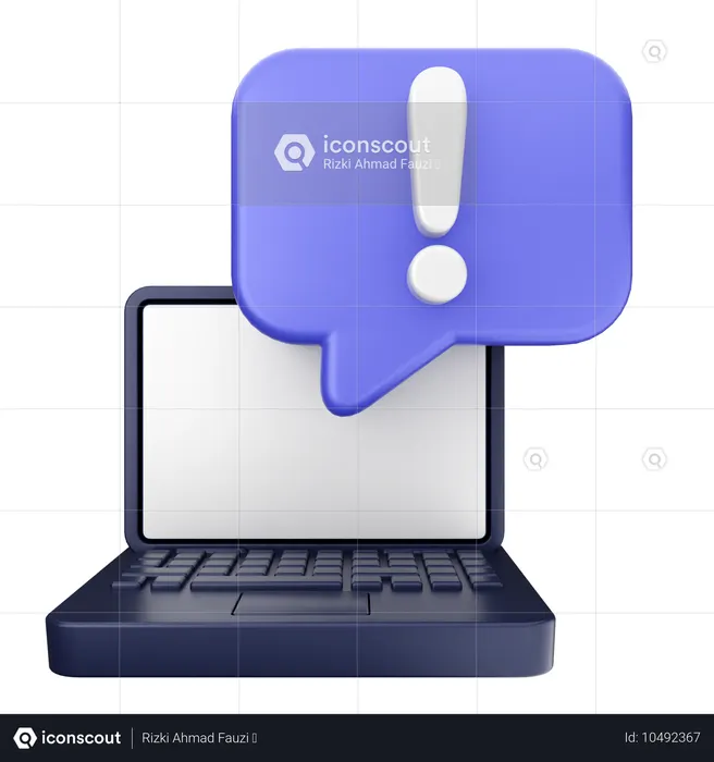 Servicio de asistencia para portátiles  3D Icon