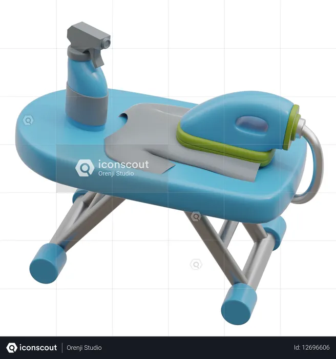 Mesa de ferro  3D Icon