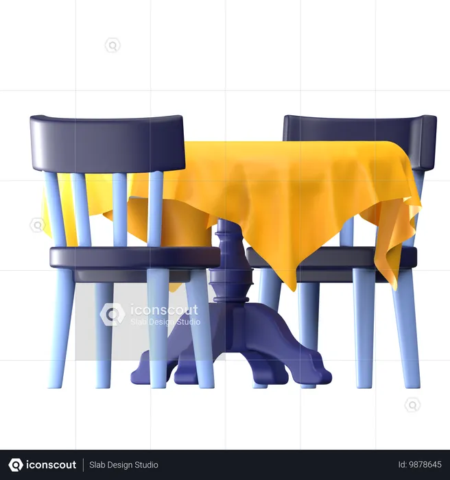 Mesa de jantar  3D Icon