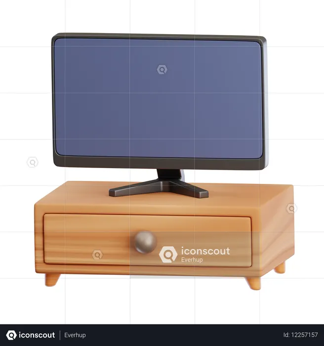 Mesa de TV  3D Icon