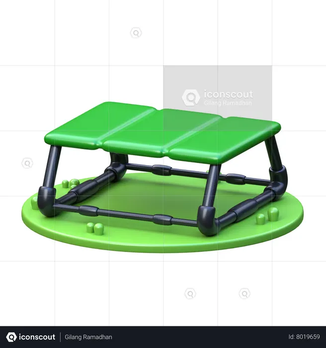 Mesa dobrável  3D Icon