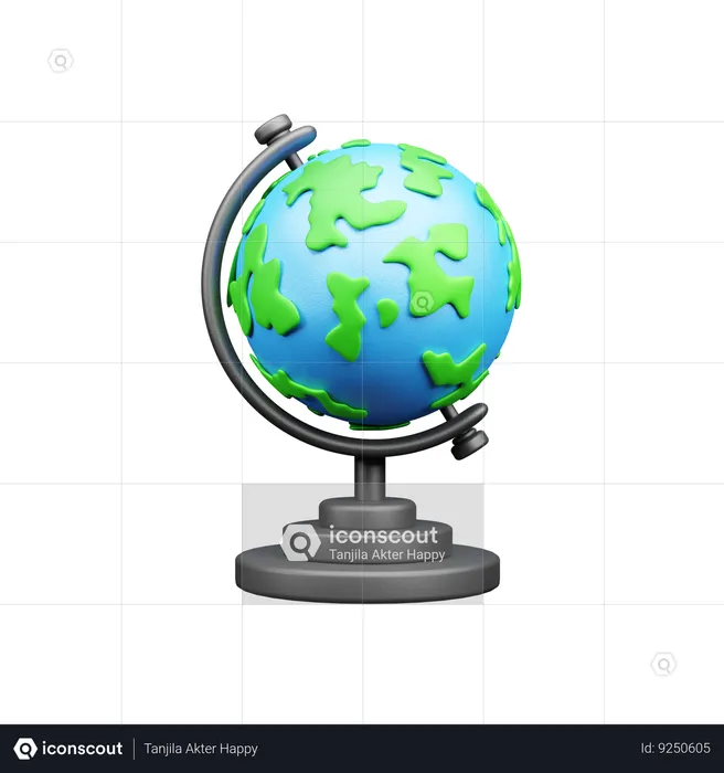 Globo de mesa  3D Icon