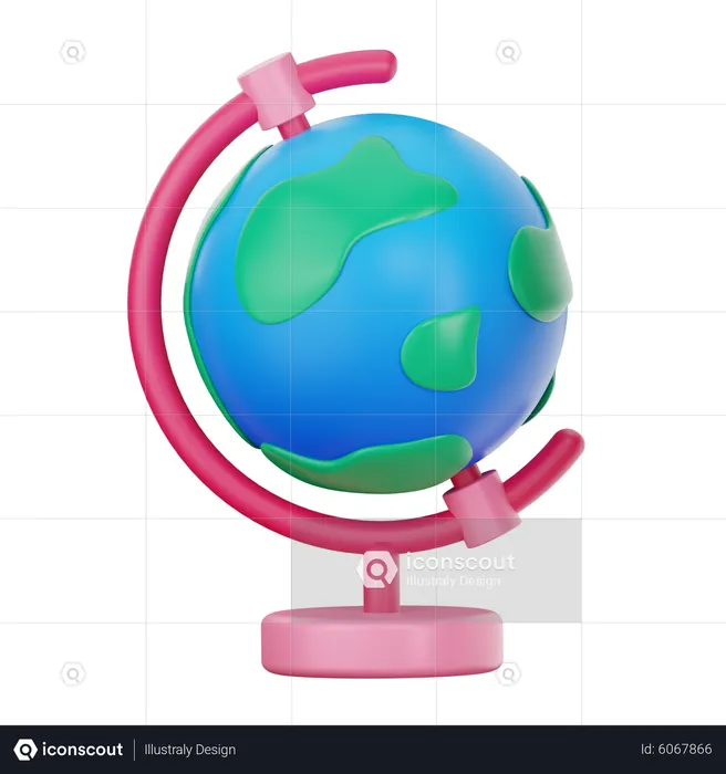 Globo de mesa  3D Icon