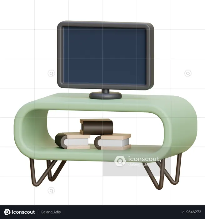 Televisão de mesa  3D Icon