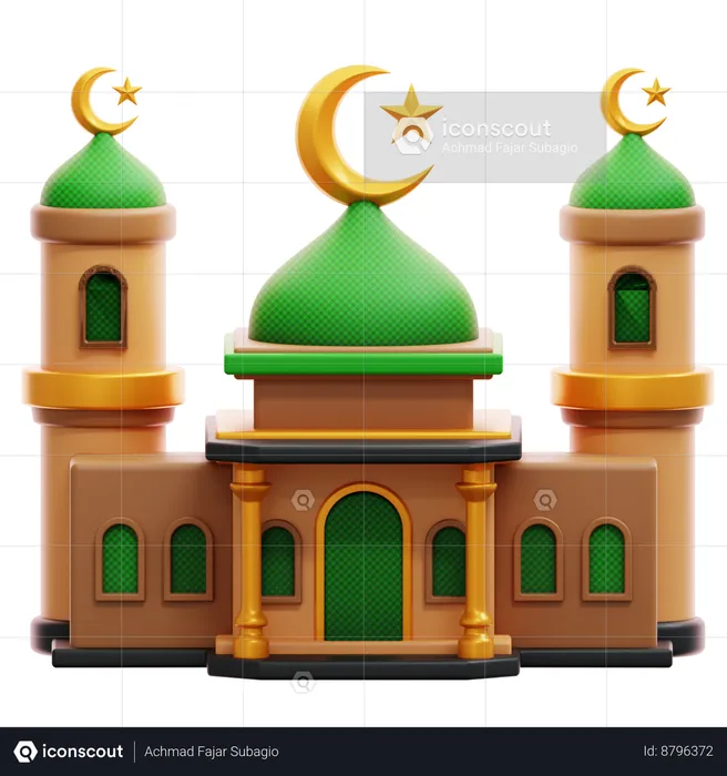 Mesquita  3D Icon