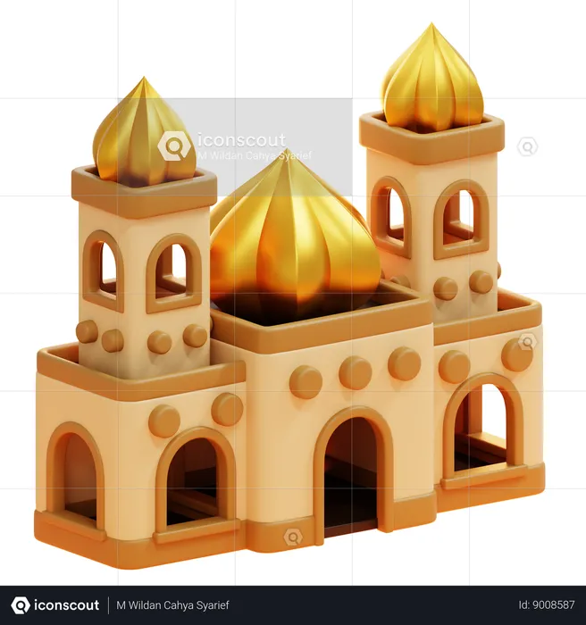 Mesquita  3D Icon