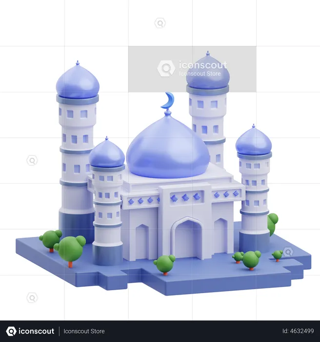 Mesquita  3D Illustration