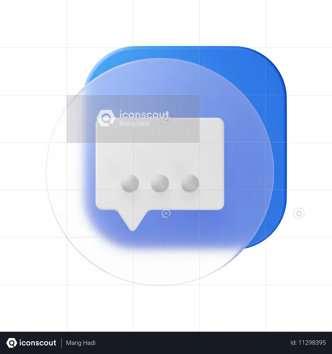 Message  3D Icon