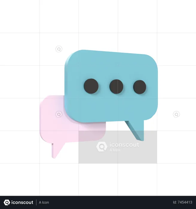 Message  3D Icon