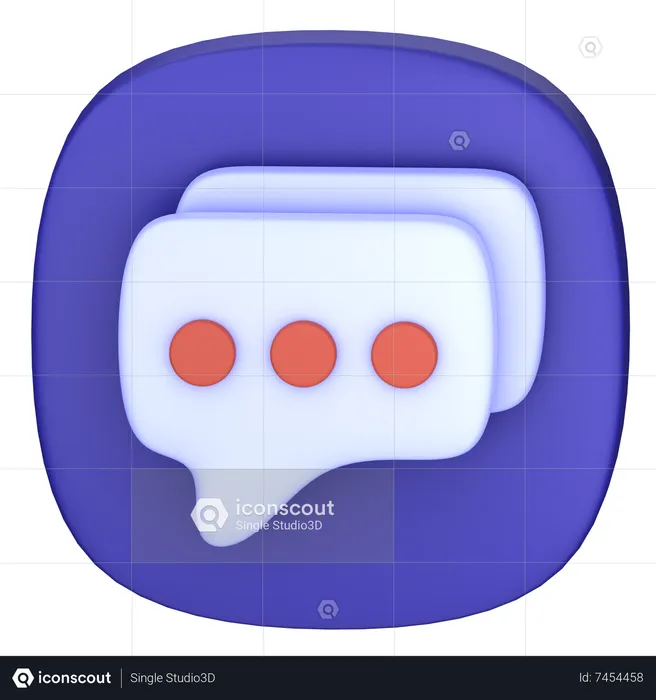 Message  3D Icon