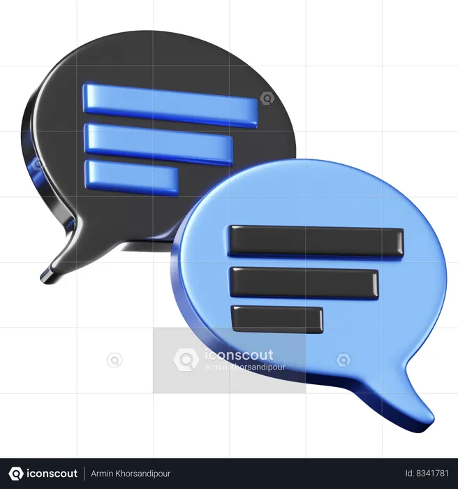 Message  3D Icon