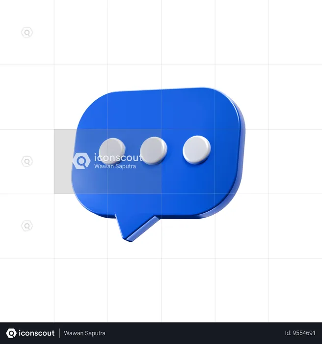 Message  3D Icon