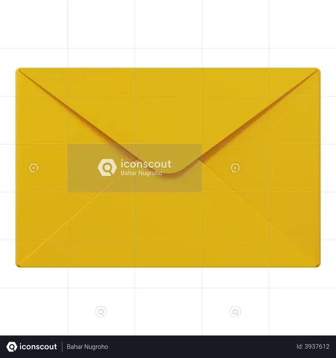 Message  3D Illustration
