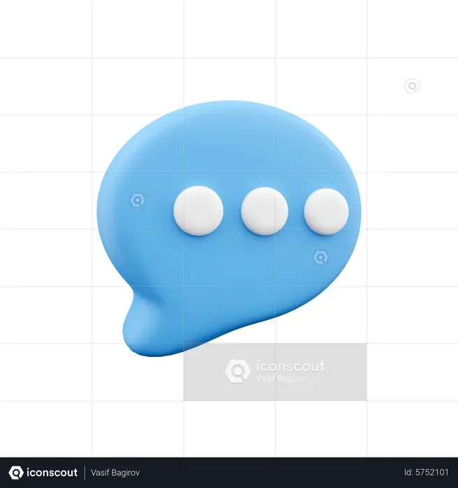 Message  3D Icon