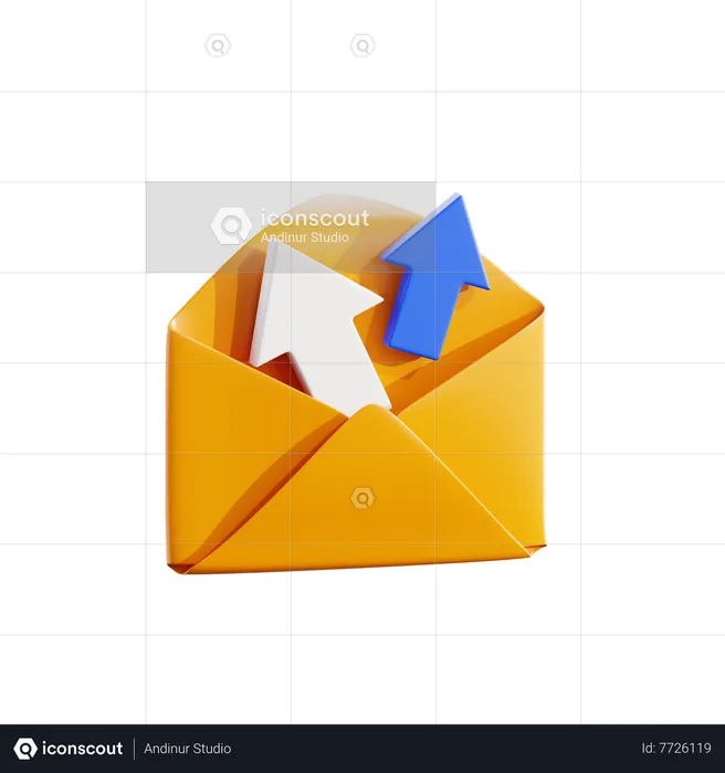 Message  3D Icon