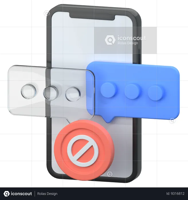 Message Block  3D Icon