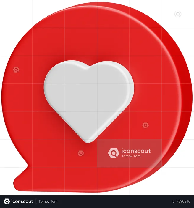 Message d'amour  3D Icon