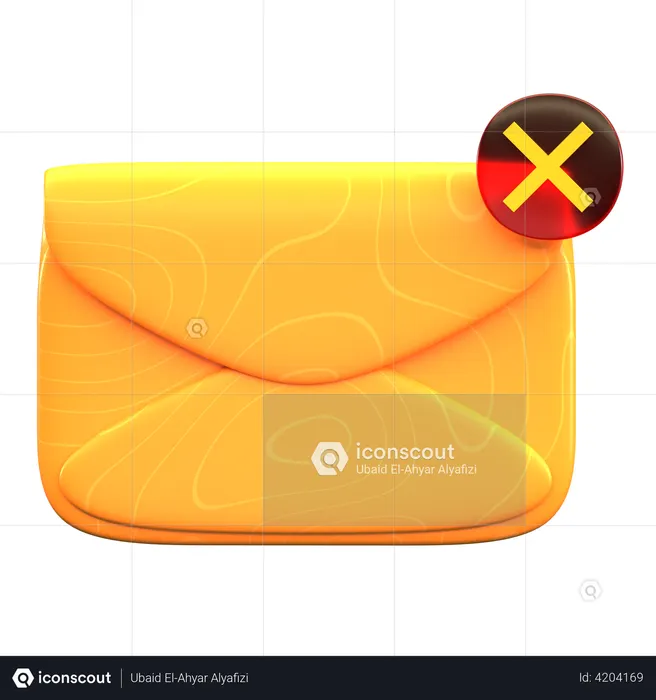 Message Failed  3D Illustration