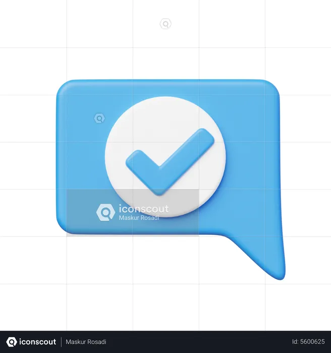 Message Sent  3D Icon