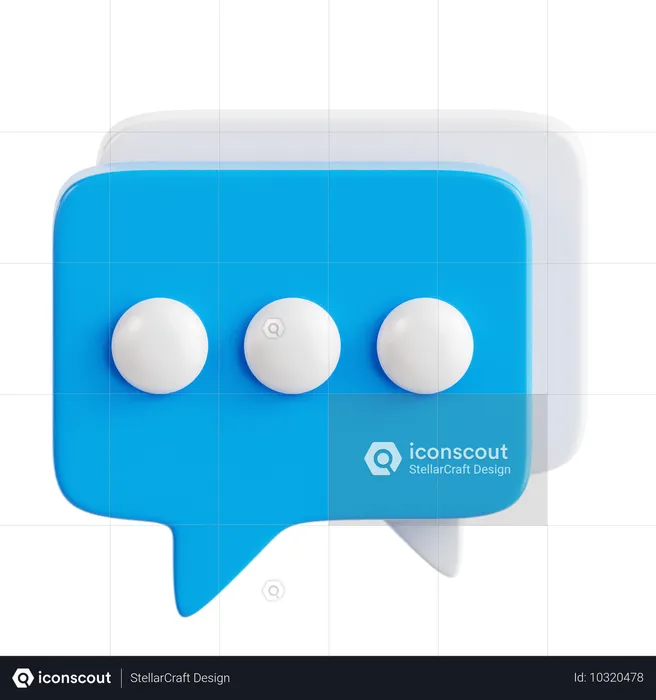 Messages  3D Icon