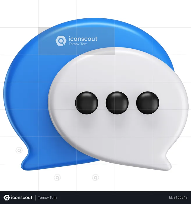 Messages  3D Icon