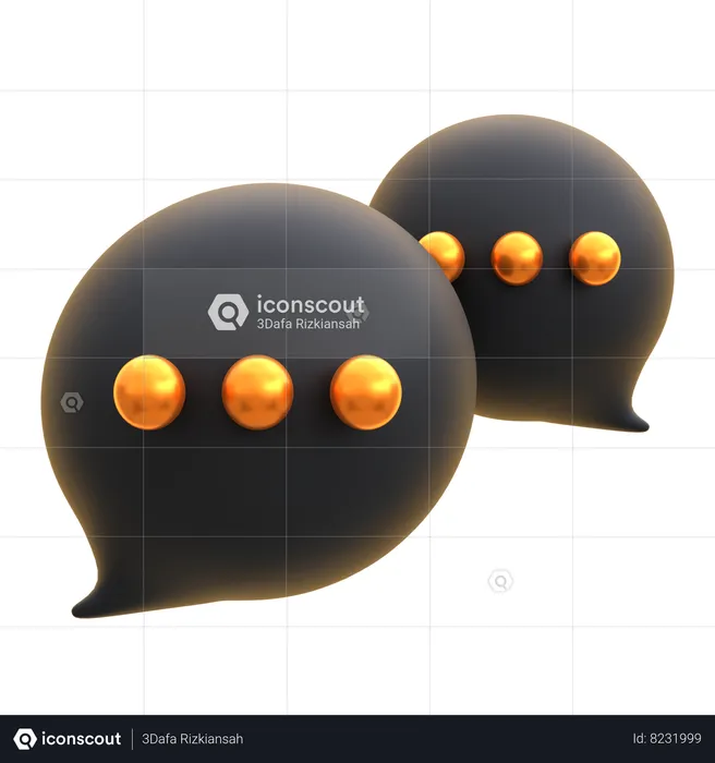 Messages  3D Icon