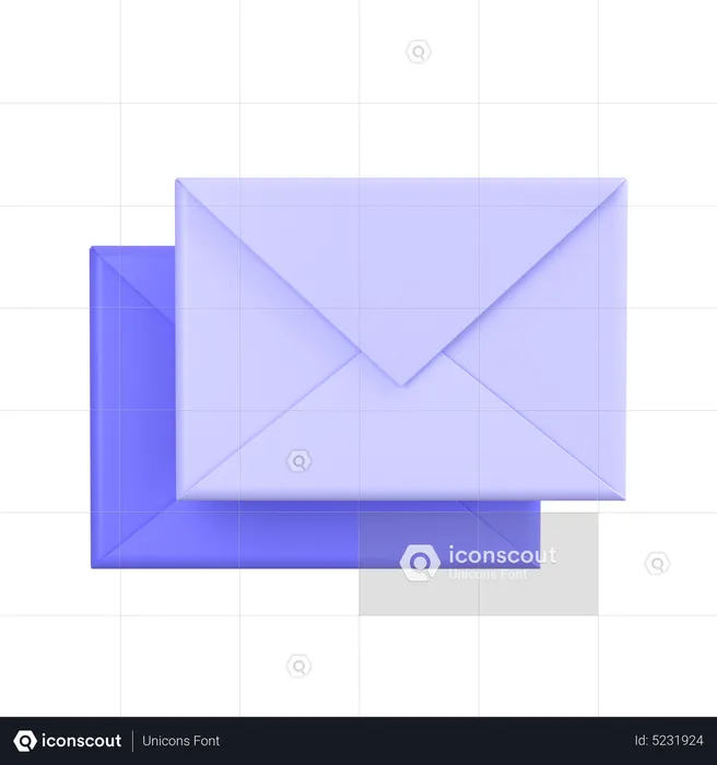 Messages  3D Icon