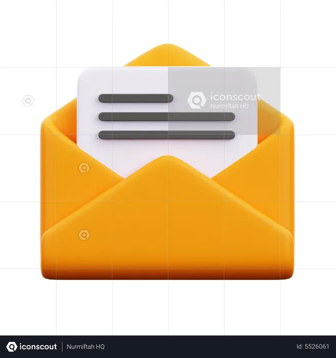 Messages  3D Icon