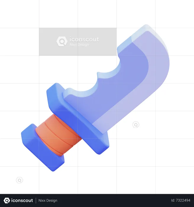 Messer  3D Icon