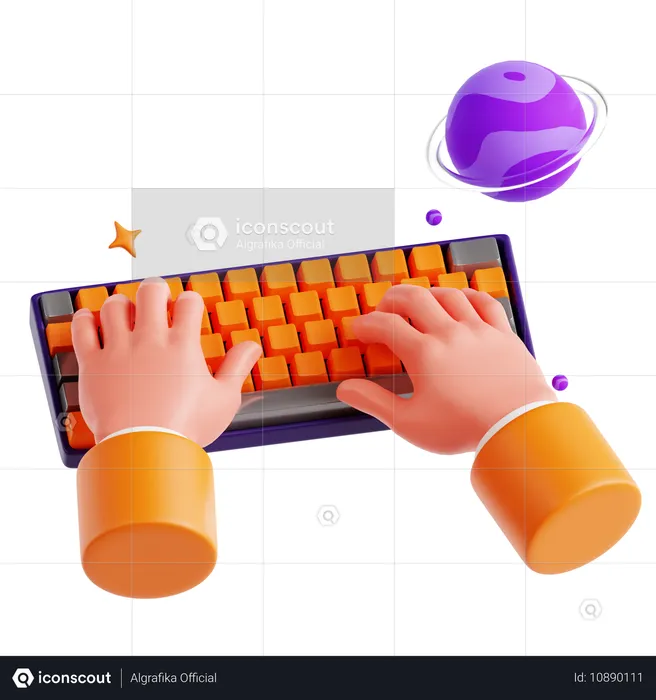 Méta clavier  3D Icon