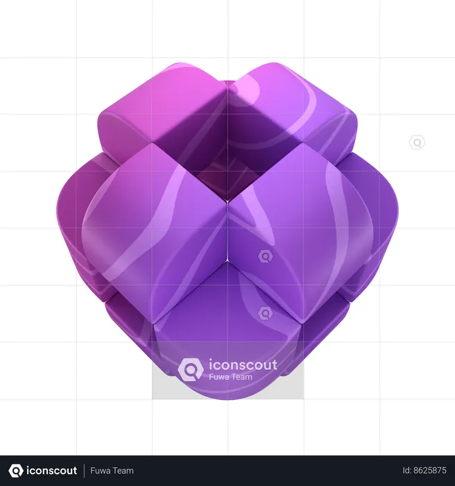 Meta Cubicle  3D Icon