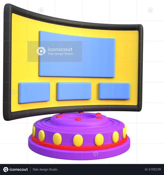 Meta Dashboard  3D Icon