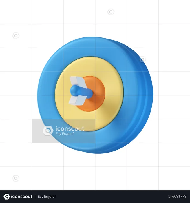 Meta de negócios  3D Icon