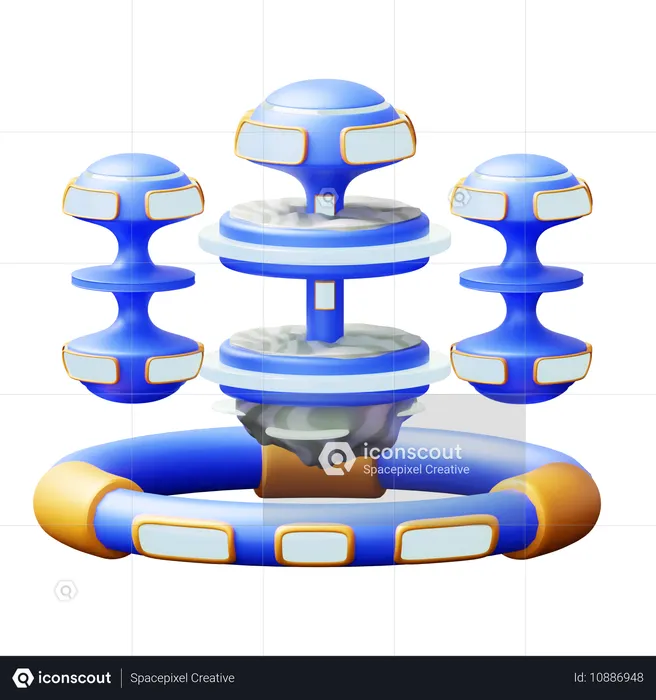 Méta-terre  3D Icon