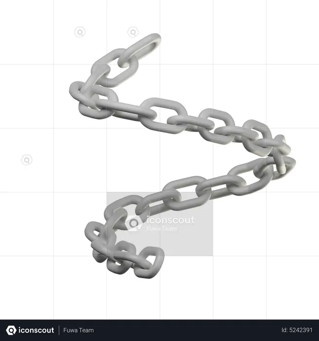 Metal Chain  3D Icon