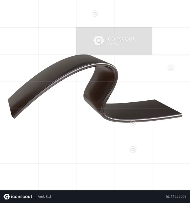 Metal de onda  3D Icon